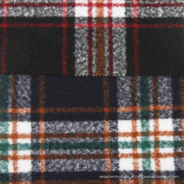 Autumn Winter Den Telas Textiles Poliéster Terne Terno Lã Casaco de lã Tabela de malha e tecidos para roupas